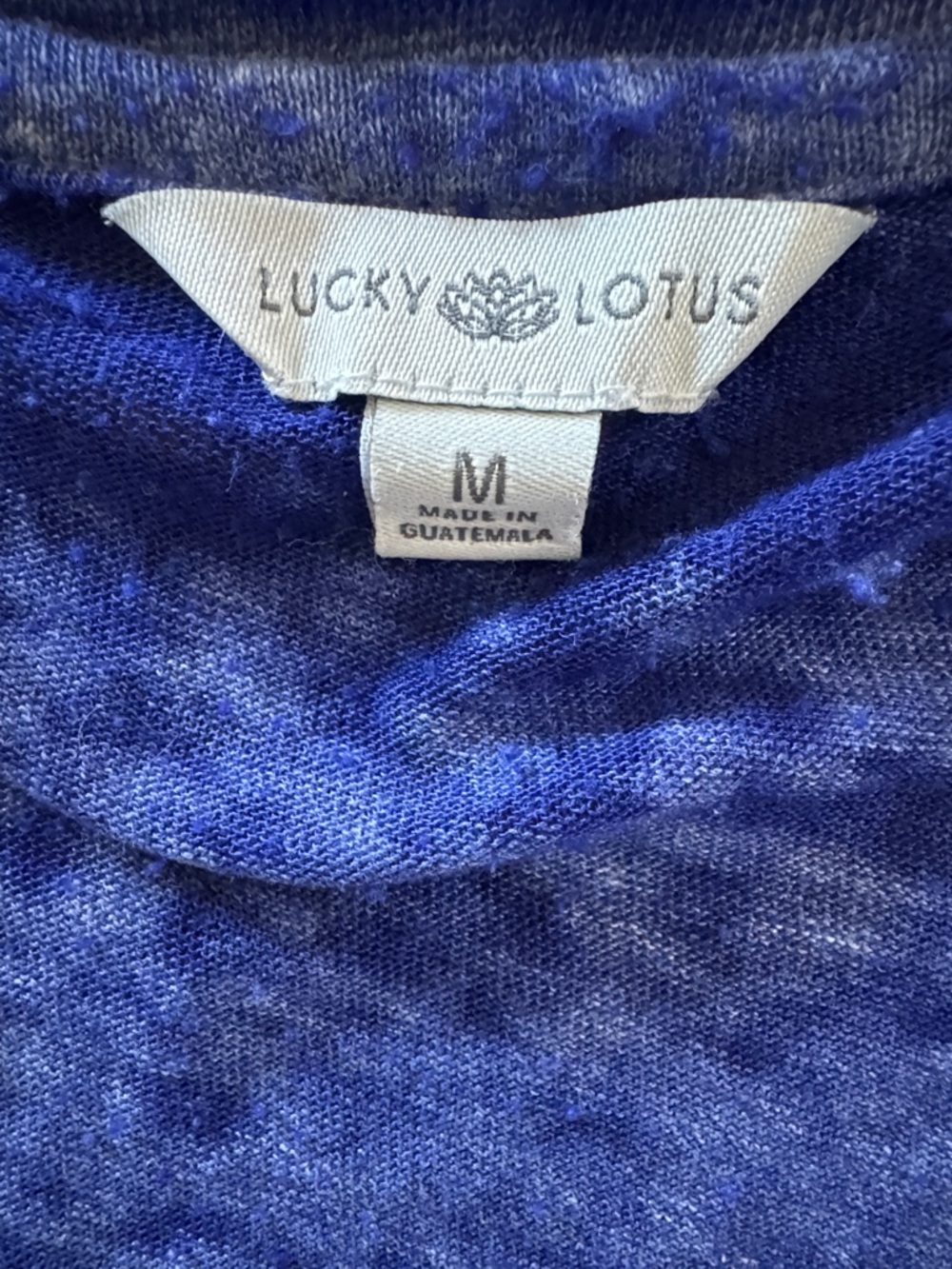 Lucky Brand Blue Short Sleeve Graphic Tee - Picture 2 of 3